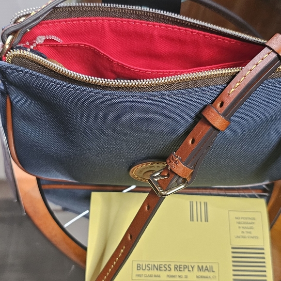 Dooney & Bourke Lexi Navy Nylon Crossbody Bag - Picture 5 of 16